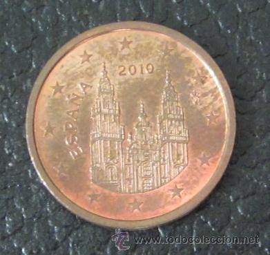 Euros: ESPA&Ntilde;A 2 C&Eacute;NTIMOS DE EURO 2010 - Foto 1