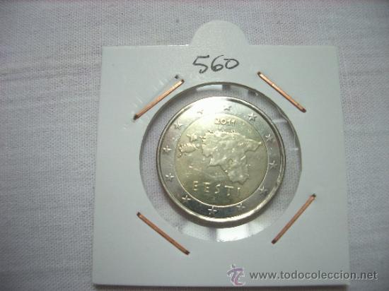 Euros: 560.- 2 EUROS ESTONIA NORMAL 2011 EBC - Foto 1