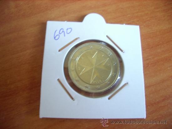 Euros: 690.- 2 EUROS MALTA 2008 NORMAL EBC - Foto 1