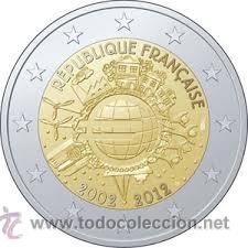 Euros: francia 2 euros conmem. a&ntilde;o 2012. - Foto 1