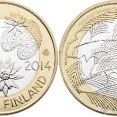 Euros: FINLANDIA 5 EUROS 2014 NATURALEZA NORDICA VIRGEN. Lote 48259252