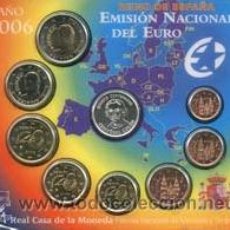 Euros: ESPAÑA 2006. CARTERA OFICIAL CONTENIENDO LAS 8 MONEDAS DE EUROS + MEDALLA DE COLÓN EN CALIDAD FDC.
