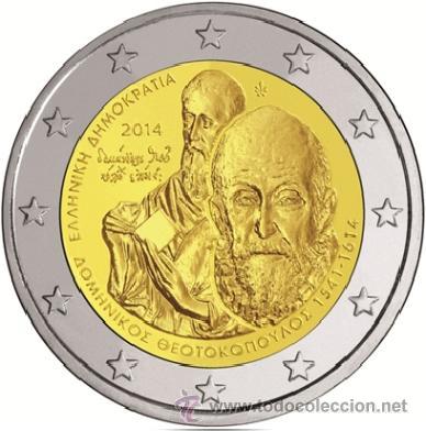 Euros: Grecia 2 euros 2014 El Greco - Foto 1