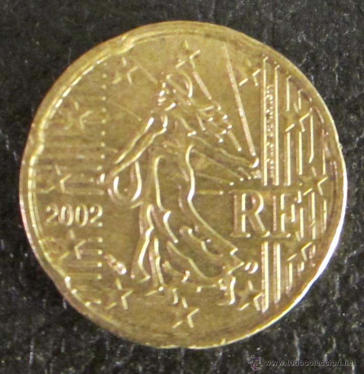 Euros: FRANCIA 20 C&Eacute;NTIMOS DE EURO 2002 - Foto 1