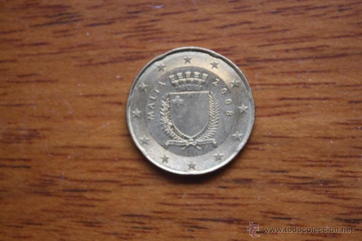 Euros: MALTA, 20 CENTIMOS 2008 - Foto 1
