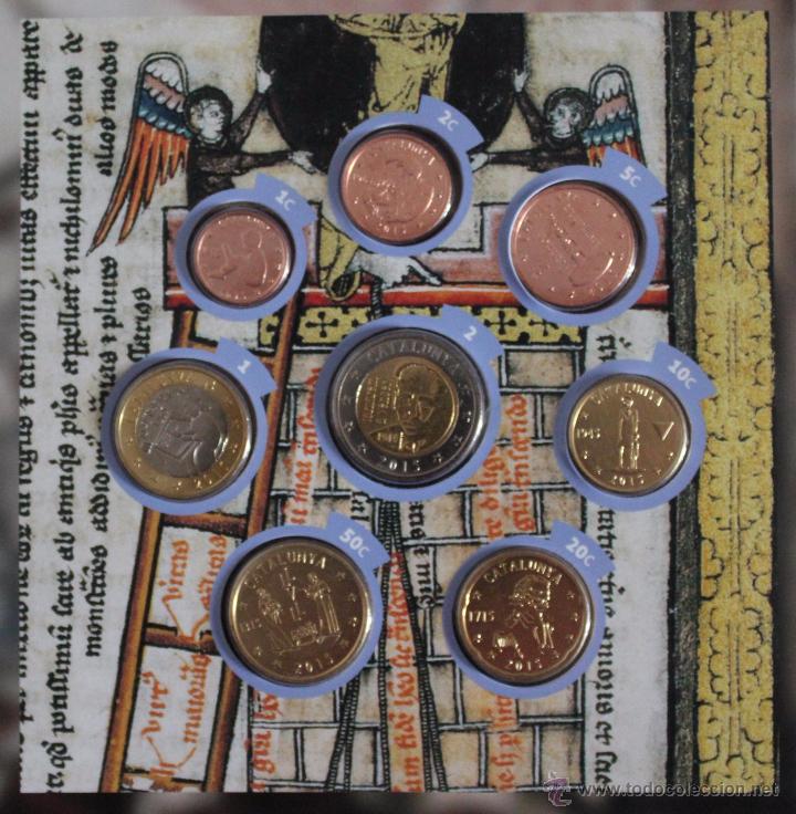 Euros: CATALU&Ntilde;A 2015 COIN PROOF SET - Foto 1