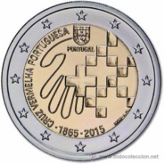 Euros: 2 EUROS CONMEMORATIVA PORTUGAL 2015. CRUZ ROJA. SC. Lote 365708981