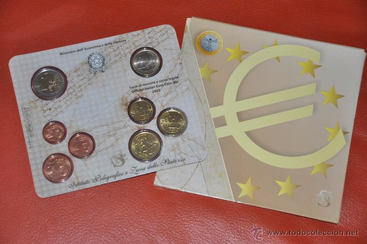 CARTERA OFICIAL DE EUROS ITALIA 2004 , 8 MONEDAS (Numismática - España Modernas y Contemporáneas - Ecus y Euros)