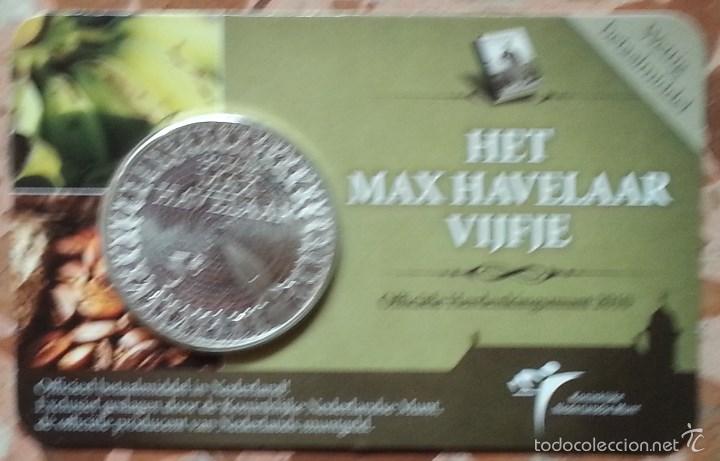 Euros: COIN CARD 5 EUROS 2010 - MAX HAVELAAR. SC. ENVIO CERTIFICADO