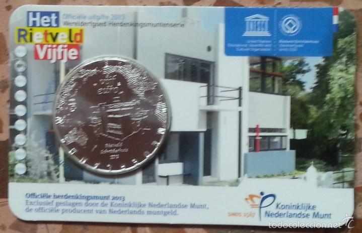 Euros: COIN CARD 5 EUROS 2013 - CASA RIETVELD SCHR&Ouml;DER. SC. ENVIO CERTIFICADO.