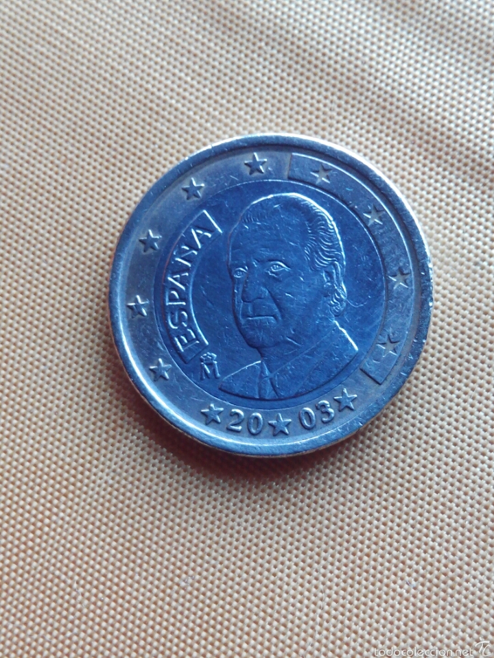 Euros: MONEDA ESPA&Ntilde;A 1 EURO 2003 MBC - Foto 1