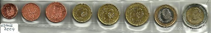 Euros: ESPA&Ntilde;A. SERIE COMLPETA. 2004 (SIN CIRCULAR) - Foto 1