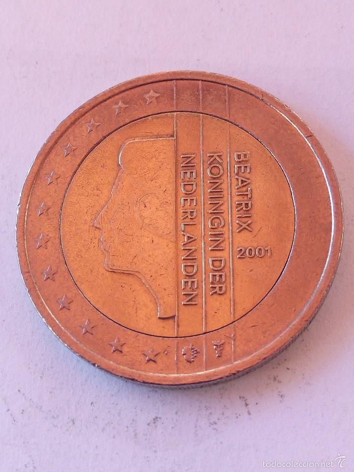 Euros: MONEDA HOLANDA 2 EURO A&Ntilde;O 2001 - Foto 1