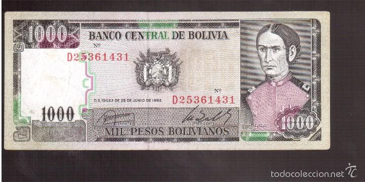 Euros: BILLETES DE AMERICA BOLIVIA - Foto 1