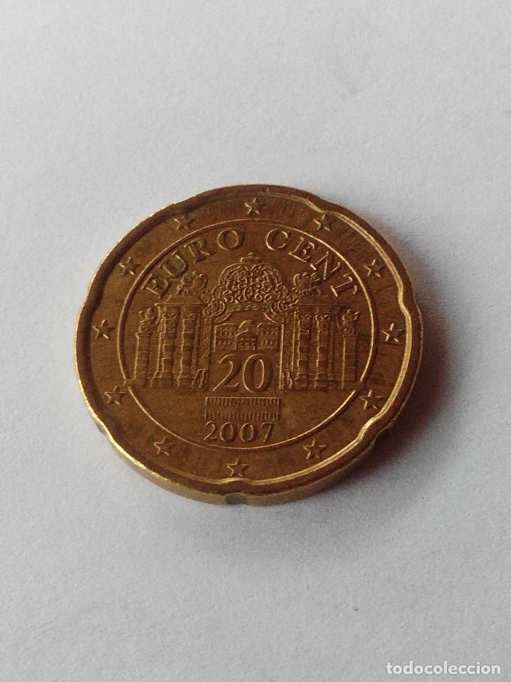Euros: MONEDA AUSTRIA 20 CENTIMOS EURO A&Ntilde;O 2007 - Foto 1