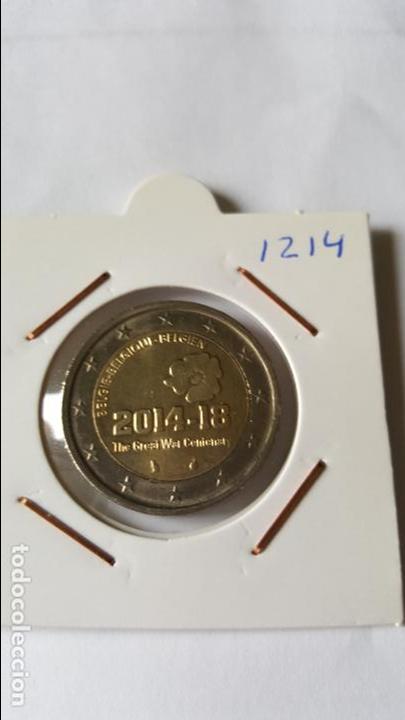 Euros: 1214 .- MONEDA DE 2 EUROS CONMEMORATIVOS BELGICA 2014