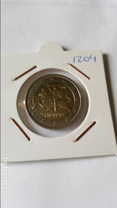 Euros: 1204 .- MONEDA DE 2 EUROS LITUANIA NORMAL - Foto 1