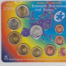 Euros: MONEDAS EU- JUAN CARLOS I SERIE DE 8 MONEDAS CON MEDALLA XX ANIV. EN PLATA - 2006 EN CARTERA OFICIAL. Lote 346537498