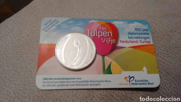Euros: Moneda de 5&euro; holanda a&ntilde;o 2012 en coincard - Foto 1