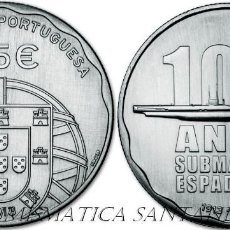 Euros: PORTUGAL 2013 2,5 EUROS CENTENARIO SUBMARINO ESPADARTE. Lote 292145763