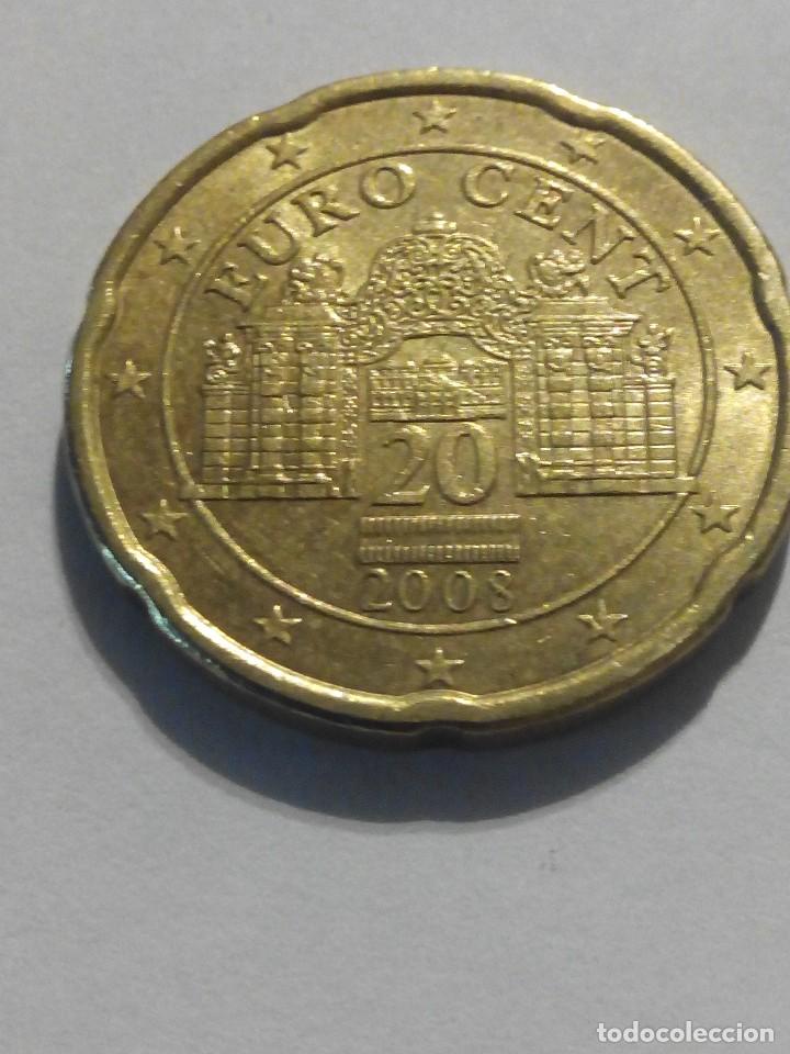 Euros: AUSTRIA 20 CENTIMOS EURO A&Ntilde;O 2008 . MBC - Foto 1
