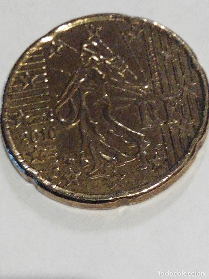 Euros: MONEDA FRANCIA 20 CENTIMO EURO A&Ntilde;O 2010 - Foto 1