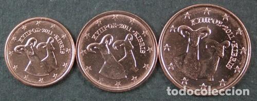 Euros: CHIPRE 2011 1+2+5 CTS - Foto 1