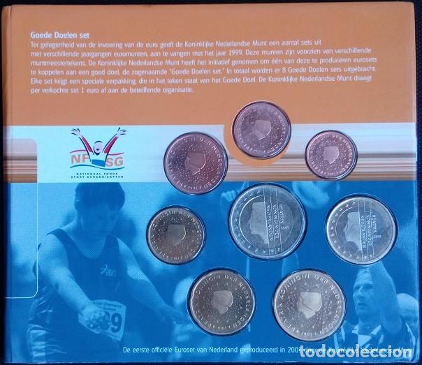 Euros: HOLANDA, (NETHERLANDS) CARTERA EURO SET 2001 NUEVAS.