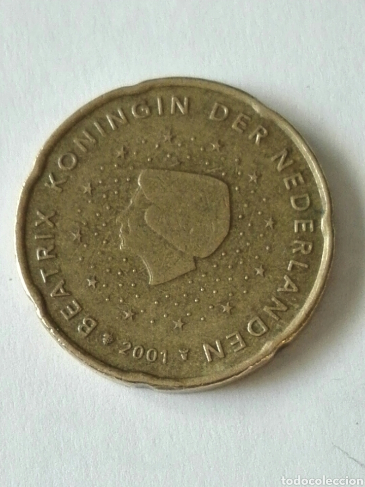 Euros: MONEDA HOLANDA 20 C&Eacute;NTIMOS EURO 2001 - Foto 1