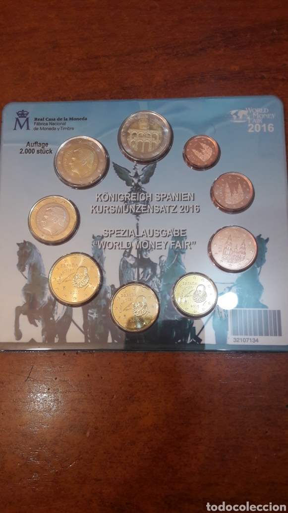 Euros: Espa&ntilde;a 2016 CARTERA Berl&iacute;n tirada 2000 - Foto 1