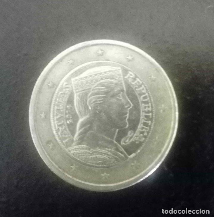 Euros: Moneda de 1 euro de Letonia - Foto 1