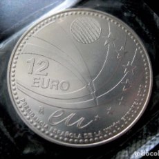Euros: ESPAÑA - 12 EUROS AÑO 2010 - PRESIDENCIA ESPAÑOLA UE (PLATA/AG) S/C, UNC. Lote 400909169