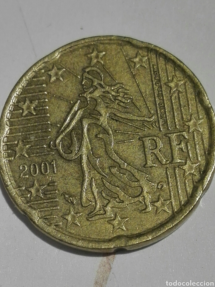 Euros: FRANCIA 20 CENTIMOS EURO 2001.EBC - Foto 1