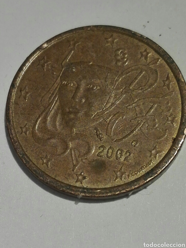 Euros: FRANCIA 5 C&Eacute;NTIMOS EURO 2002. MBC - Foto 1