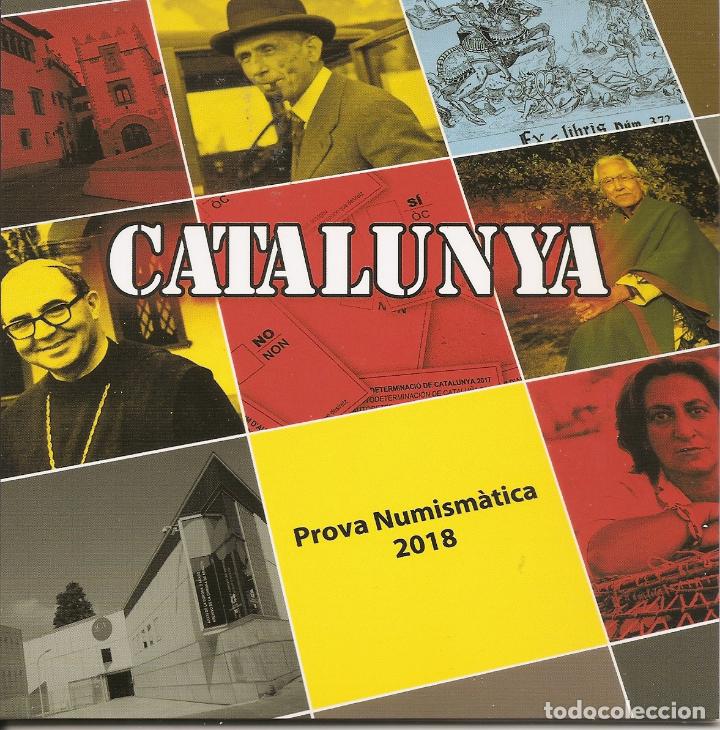 Euros: CATALU&Ntilde;A 2018. EUROSET. PROVA NUMISMATICA - Foto 1