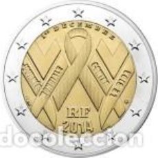 Euros: FRANCIA 2014. 2 EUROS. DÍA MUNDIAL DE LUCHA CONTRA EL SIDA. Lote 387968174
