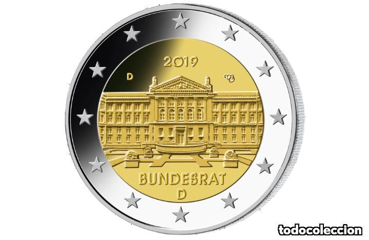 ALEMANIA 2019 2€ BUNDESRAT (Numismática - España Modernas y Contemporáneas - Ecus y Euros)