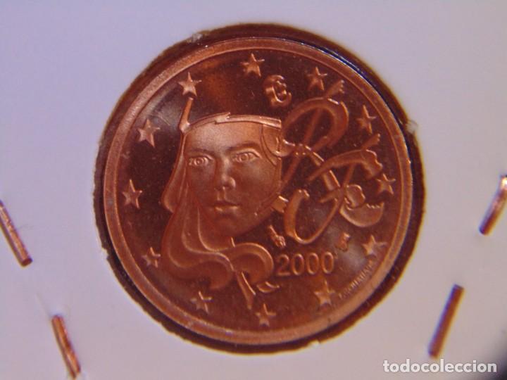 Euros: Francia 2000 2 centimos proof - Foto 1