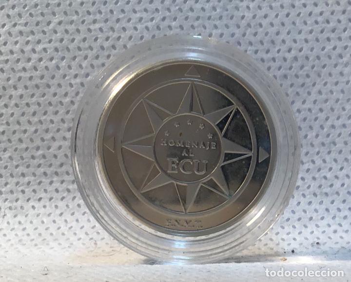 Euros: HOMENAJE AL ECU, MONEDA DE PLATA - Foto 3