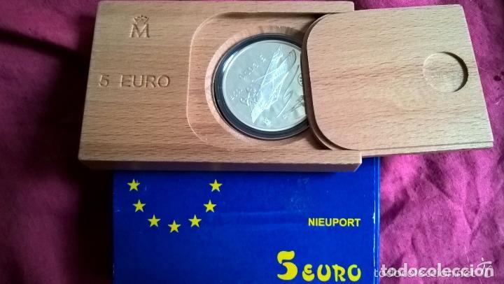 Euros: 5 Euro de plata de 1997. Nieuport. En estuche + certificado