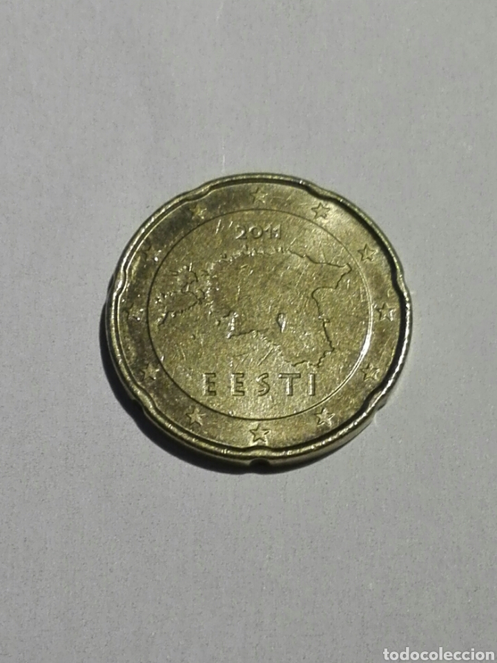 Euros: MONEDA ESTONIA 20 C&Eacute;NTIMOS EURO 2011 - Foto 1