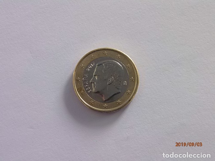Euros: ESPA&Ntilde;A 1 EURO 2017 - EBC. - Foto 1