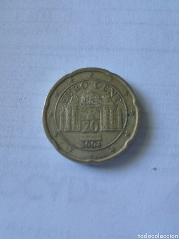 Euros: AUSTRIA 20 C&Eacute;NTIMOS EURO 2004.MBC - Foto 1
