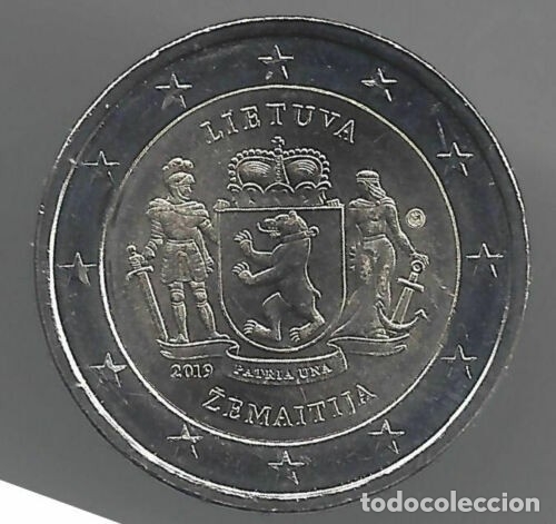 Euros: 2 euros Lituania 2019 samogitia - Foto 1