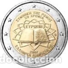 Euros: GRECIA X 2 EUROS 2007 CONMEMORATIVA TRATADO DE ROMA - SIN CIRCULAR