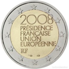 Euros: FRANCIA 2 EUROS 2008 CONM. PRESIDENCIA DE LA UE - SIN CIRCULAR -