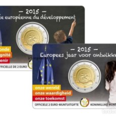 Euros: BÉLGICA 2 EUROS 2015 CONM. AÑO DEL DESARROLLO - SIN CIRCULAR -