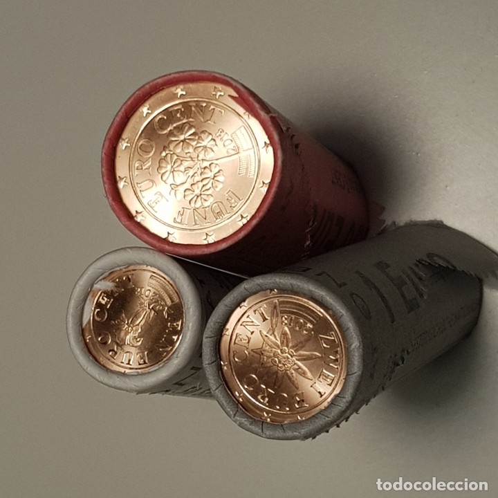 Euros: AUSTRIA 1, 2 y 5 CENTIMOS 2018 - SIN CIRCULAR - - Foto 1