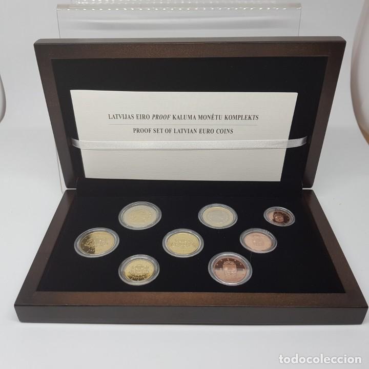Euros: LETONIA 2014 PROOF - ESTUCHE OFICIAL - Foto 1