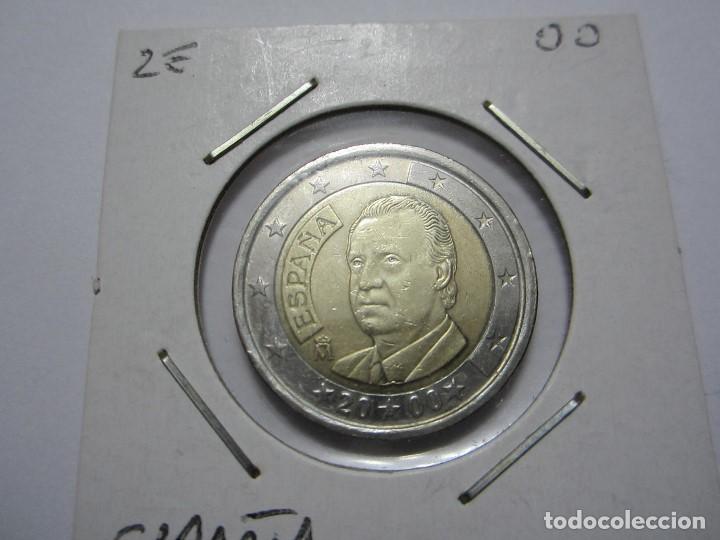 Euros: moneda de 2 euros de espa&ntilde;a 2000 - Foto 1